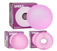 Speks Gump Stress Ball Bundle - Jumbo Gump, Original Gump & Gump Loop - Memory Gel Stress Relief Fidget Toys for Adults & Teens - Soft Squishy Desk Toy - Moon Jelly