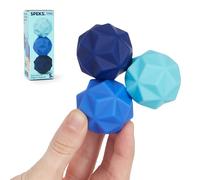 Speks Odds Soft Silicone Fidget Magnets | Silent Stress Relief Toys | Textured Magnetic Balls for Adults & Teens 14+ | Blue