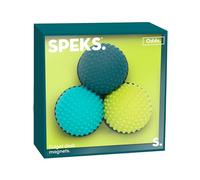 Speks Odds Soft Silicone Fidget Magnets | Silent Stress Relief Toys | Textured Magnetic Balls for Adults & Teens 14+ | Green