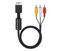 SpektaTek 1.8m RCA AV Sound Video Audio Cable for PlayStation PS1 PS2 PS3