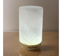 SpektaTek Premium Quality Himalayan Salt Lamps 100% Authentic Himalayan Crystal Rock Salt Lamp - Naturally Sourced from The Slopes of The Himalaya- Dimmable (Tube White)