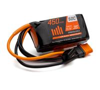 Spektrum 11.1V 450mAh 3S 50C LiPo Battery: IC2 SPMX4503SIC2
