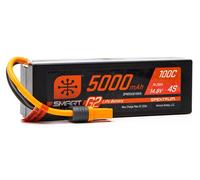 Spektrum 14.8V 5000mAh 4S 100C Smart G2 Hardcase LiPo Battery: IC5 SPMX54S100H5
