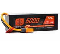 Spektrum 14.8V 5000mAh 4S 100C Smart G2 LiPo Battery IC5 Hardcase SPMX54S100H5