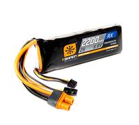 Spektrum 2200mAh 2S 6.6V Smart LiFe Receiver Battery IC3 (SPMX22002SLFRX)