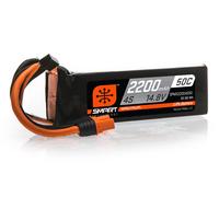 Spektrum 2200mAh 4S 14.8V 50C Smart LiPo Battery; IC3 SPMX22004S50