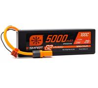 Spektrum 2S 7.4V 5000mAh 100C Smart G2 Hard Case LiPo Battery IC5 SPMX52S100H5