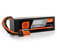 Spektrum 5000mAh 3S 11.1V 100C Smart LiPo Hardcase; IC3 O-SPMX50003S100H3