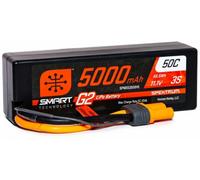 Spektrum LiPo Battery SPMX53S50H5 5000mAh 3S 11.1V Smart G2 50C Hard Case IC5 Grey/Silver