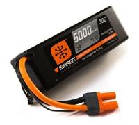 11.1V 5000mAh 3S 30C Smart Hard Case LiPo Battery: IC5
