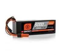 Spektrum 14.8V 5000mAh 4S 100C Smart Hard Case LiPo Battery: IC5, SPMX50004S100H5