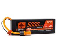 Spektrum 7.4V 5000mAh 2S 100C Smart G2 Hardcase LiPo Battery: IC5, SPMX52S100H5