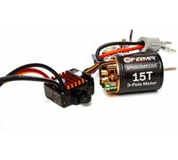 irma 70A Brushed Smart ESC 15T Motor Combo 2S-3S SPMXSEMC10
