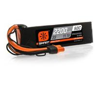 Spektrum Smart 2200mAh 3S 11.1V 50C LiPo Battery IC3 O-SPMX22003S50