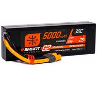 Spektrum LiPo Battery SPMX52S30H3 - 5000mAh 2S 7.4V Smart G2 30C IC3 Hard Case