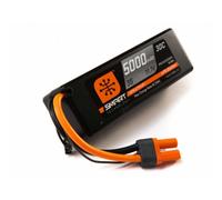 11.1V 5000mAh 3S 30C Smart Hard Case LiPo Battery: IC5