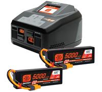 Spektrum Smart Powerstage 4S Surface Bundle: (2) G2 5000Mah 2S Lipo I