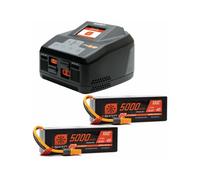 Spektrum Smart Powerstage 8S Surface 2x 5000mAh 4S LiPo Battery Bundle SPMXPSS850I