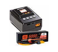 Spektrum Smart Powerstage Surface Bundle: 5000mAh 4S LiPo Batt/S155EU SPMXPSS400I