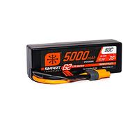Spektrum LiPo Battery SPMX53S50H5 5000mAh 3S 11.1V Smart G2 50C Hard Case IC5 Grey/Silver