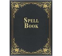 Spell Book: Blank Black Pages Spell Book, Potion Log, Magic Journal | 100 Blank Black Pages | Black paper | durable softcover | large ( 8.5"x11")