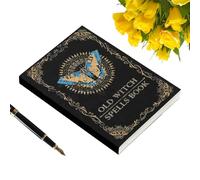 Spell Book - Old Witch Grimoire, Spell Handbook for Beginners, Women, Men, Learning Supplies, Halloween Party, Gathering, Holiday Decor, Rituals, Study,