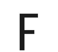 Spell-It Self-Adhesive Letters and Numbers 60 x 30 mm - F