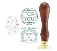 Spellbinders 3 Pack Wax Stamps-Set 1 from The Sealed for Summer Collection, Multi, ONE