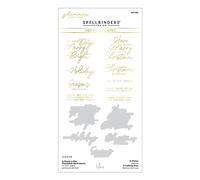 Spellbinders A Merry Little Christmas Sentiments Glimmer Hot Foil Plate & Die Set from The De-Light-Ful Christmas Collection by Yana Smakula