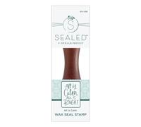 Spellbinders All is Calm Wax Seal Stamp from The Sealed for Christmas Collection