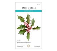 Spellbinders American Holly Etched Dies from the Snow Garden Collection by Susan Tierney-Cockburn