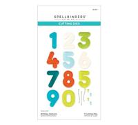 Spellbinders Balloons Etched Dies from The Monster Birthday Collection, Metal, ONE