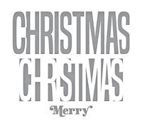 Spellbinders Be Bold Color Block Merry Christmas