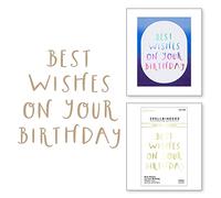 Spellbinders Best Wishes on Your Birthday Hot Foil Plate from The Glimmer Cardfront Sentiments Collection, Metal, ONE