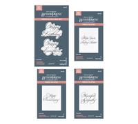Spellbinders BetterPress Copperplate Happy Everything Sentiments Bundle