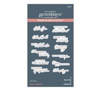 Spellbinders BetterPress Press Plate & Die Set-Cheers Sentiments