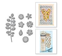 Spellbinders Bitty Posies Shapeabilities Die, Brown