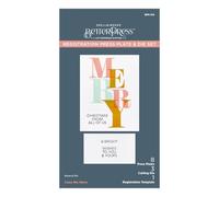 Spellbinders BPR-016 Color Mix Merry Registration Press Plates from The Home for The Holidays Collection