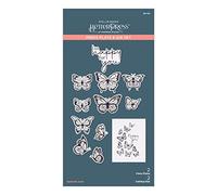 Spellbinders Butterfly Swirl Betterpress Plate, Metal, ONE