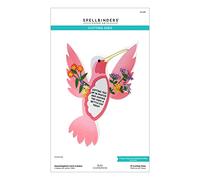 Spellbinders Card Creator Etched Dies from The Bibi's Hummingbirds Collection, Metal, ONE