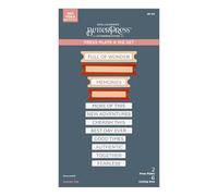 Spellbinders Cherish This BetterPress Plate & Die Set from The Golden Afternoon Collection