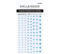 Spellbinders Color Essentials Gems 108/Pkg-Aquamarine