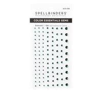 Spellbinders Color Essentials Gems 108/Pkg-Emerald