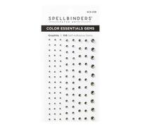 Spellbinders Color Essentials Gems 108/Pkg-Graphite