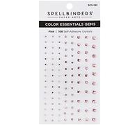 Spellbinders Color Essentials Gems 108/Pkg-Pink Mix