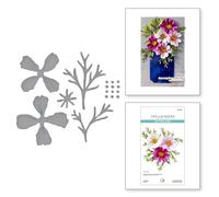 Spellbinders Cosmos Etched Dies from The Summer Solstice Garden Collection by Susan Tierney-Cockburn