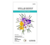 Spellbinders Crocus and Ladybugs Etched Dies from The Snow Garden Collection by Susan Tierney-Cockburn