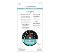 Spellbinders Cruisin' by Sentiments Clear Stamp & Die Set from The Classic Road Legends Collection by Mindy Eggen