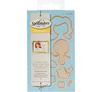 Spellbinders D-Lites Build-A-Mermaid Die, Brown