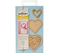 Spellbinders D-Lites Hearts Die, Brown